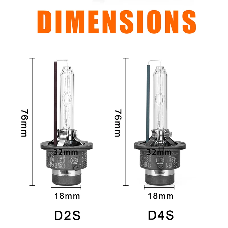 OSRAM D4S HID ксеноновая лампа D2S D1S D3S стандартная фара 4200 к 35 Вт белый свет авто