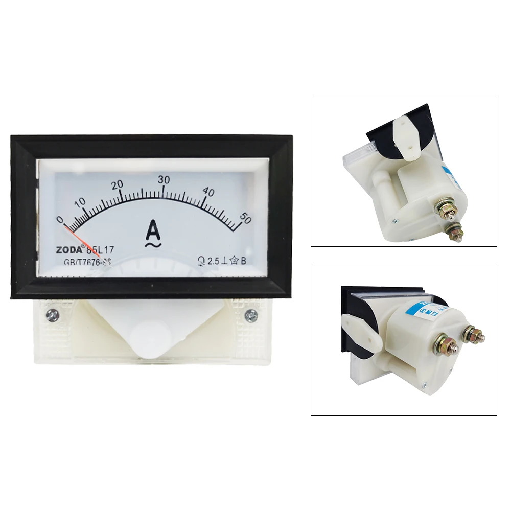 

1PC 85L17-A 5A 30A 50A 100/5A 200/5A AC Analog Meter Panel Gauge AC AMP Current Meter Use with Transformer 70*40MM Amperimetros