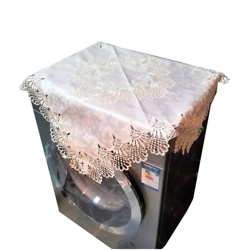 

Washing machine cloth Cover towel Refrigerator cover cloth High-end lace washing machine cover Dust cover