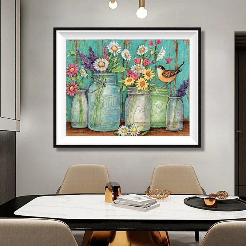 

Алмазная живопись 5D, полная круглая Алмазная мозаика, картина Стразы, вышивка 35x25 см, холст с коротким ворсом