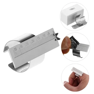 Нержавеющаясталь стоматологический палец линейка оборудования стоматологический Эндодонтический диапазон измерения весы Калибр инструмент для отбеливания зубов