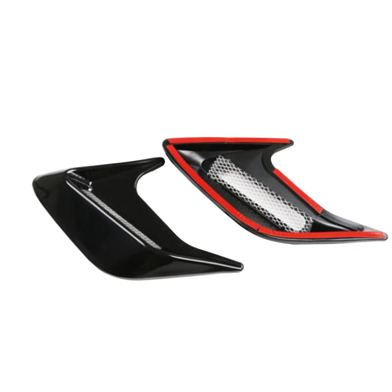 

Для BMW пара украшения внешнего вида автомобиля наклейки на капот черного цвета универсальный боковой воздухозаборник потока вентиляции де...