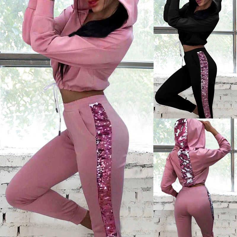 Loozykit женские комплекты из двух предметов спортивные костюмы для бега