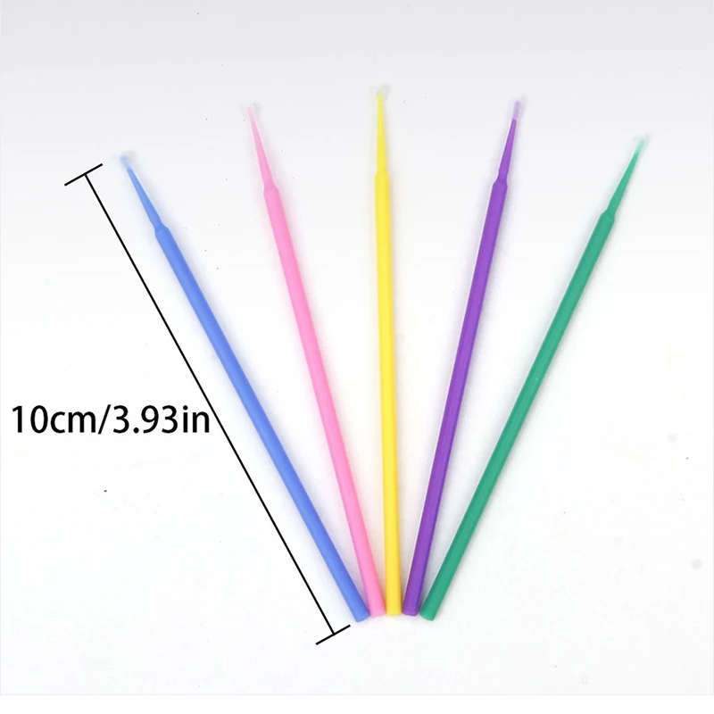 

100pcs Disposable Cotton Swab Eyelash Extension tool Make Up Mascara Applicator eye Lash Glue Cleaning Brushes Applicator Sticks