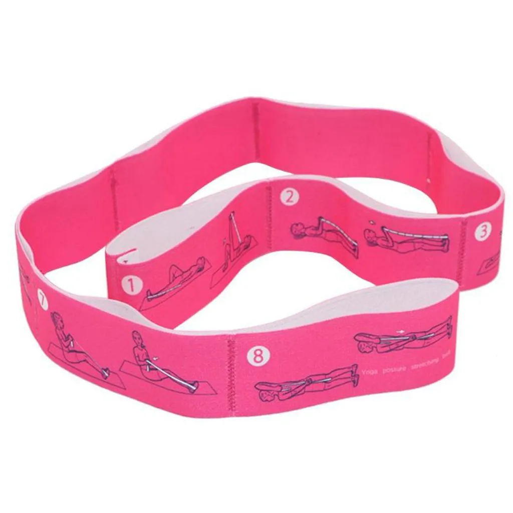 Фитнес-браслет для йоги растягивания с сопротивлением натяжению эластичный пояс