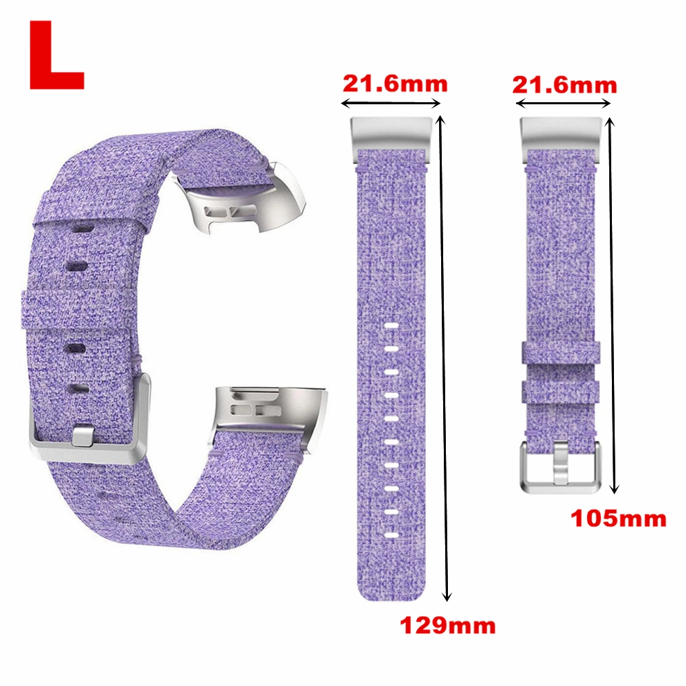 Ремешок тканевый для Fitbit Charge 3 Wrsitband сменный спортивный браслет из ткани занятий