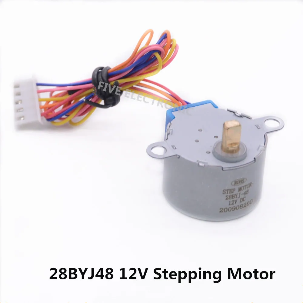 28BYJ48 12V 4 5 проводов с XH штекер Редукторная коробка шаговый двигатель 28BYJ-48