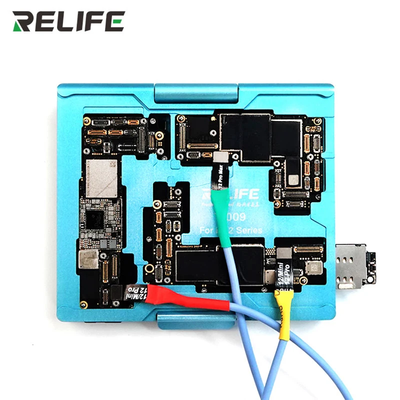 Motherboard Mid-level Tester RELIFE T-009 For IP12 Pro Max Mini 4-in-1 Double-Ended Spring Probe Non-Slip Test Fixture | Инструменты