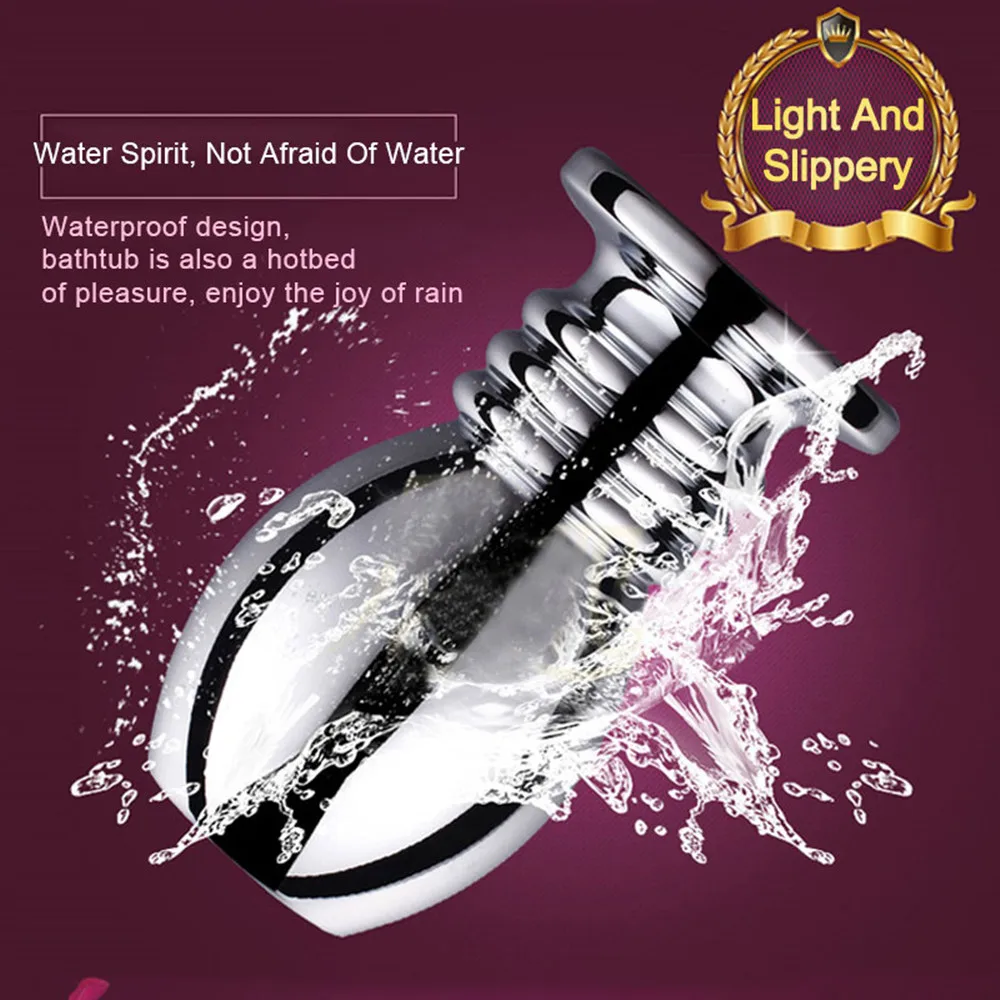 1 шт. металлический полый анальный штекер туннель Анальная пробка секс-игрушки