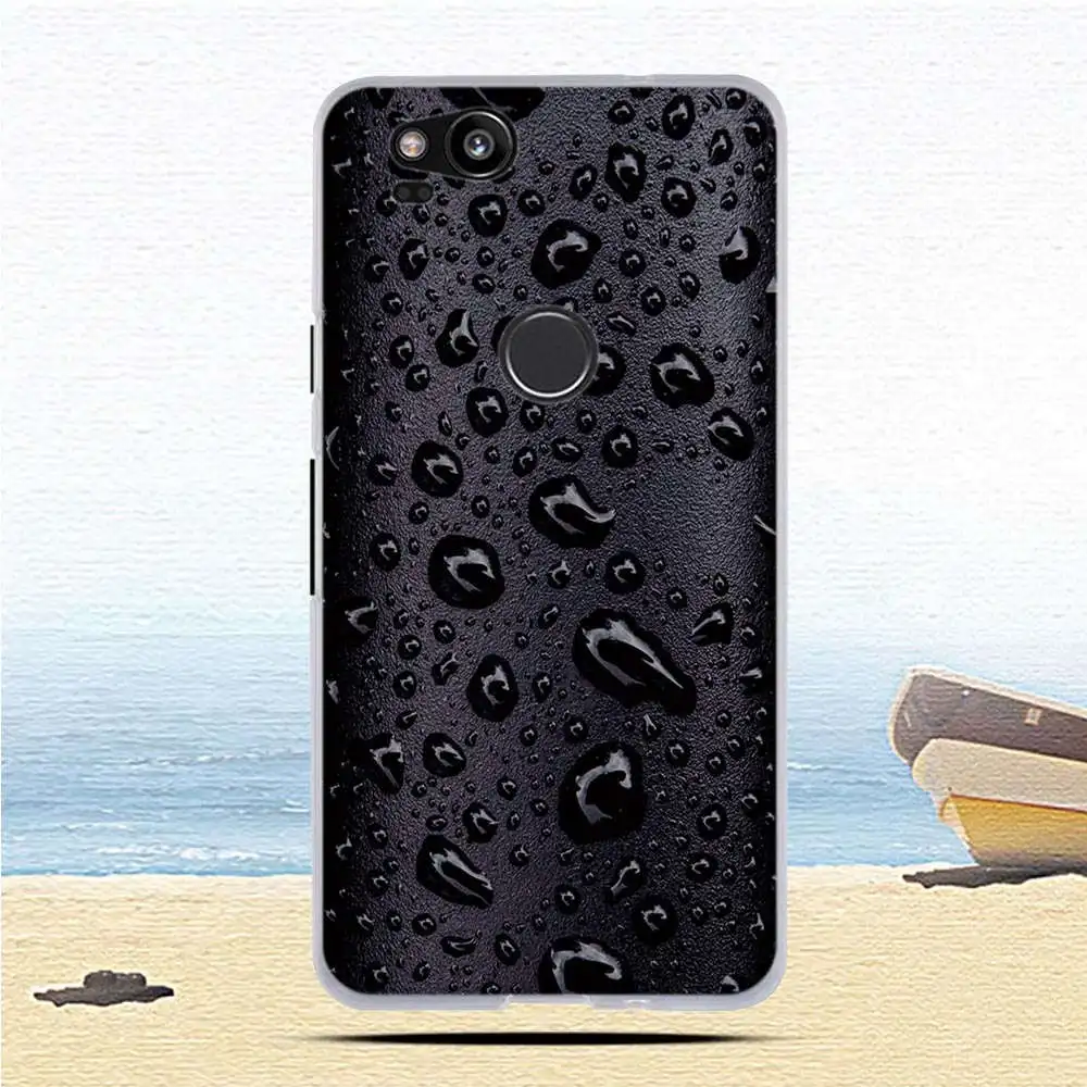 Силиконовый чехол для Google Pixel 2 задняя крышка мягкий ТПУ телефона с нарисованными