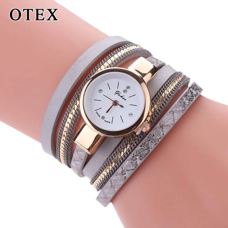 Женские часы со стразами и небольшим циферблатом женские браслет с плетеным