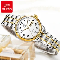 olevs classic women quartz watch waterproof stainless steel watchstrap fashion women watch gift date clock
