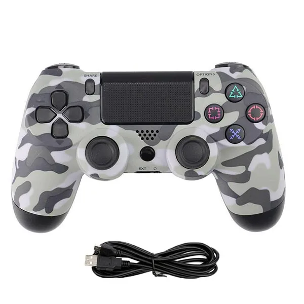 GRAY CAMOUFLAGE 1 USB проводной контроллер для PS4 Геймпад для Play Station 4 контроллер для Dualshock 4 геймпад для PS4 консоли с двойной вибрацией - Цвет: GRAY CAMOUFLAGE 1