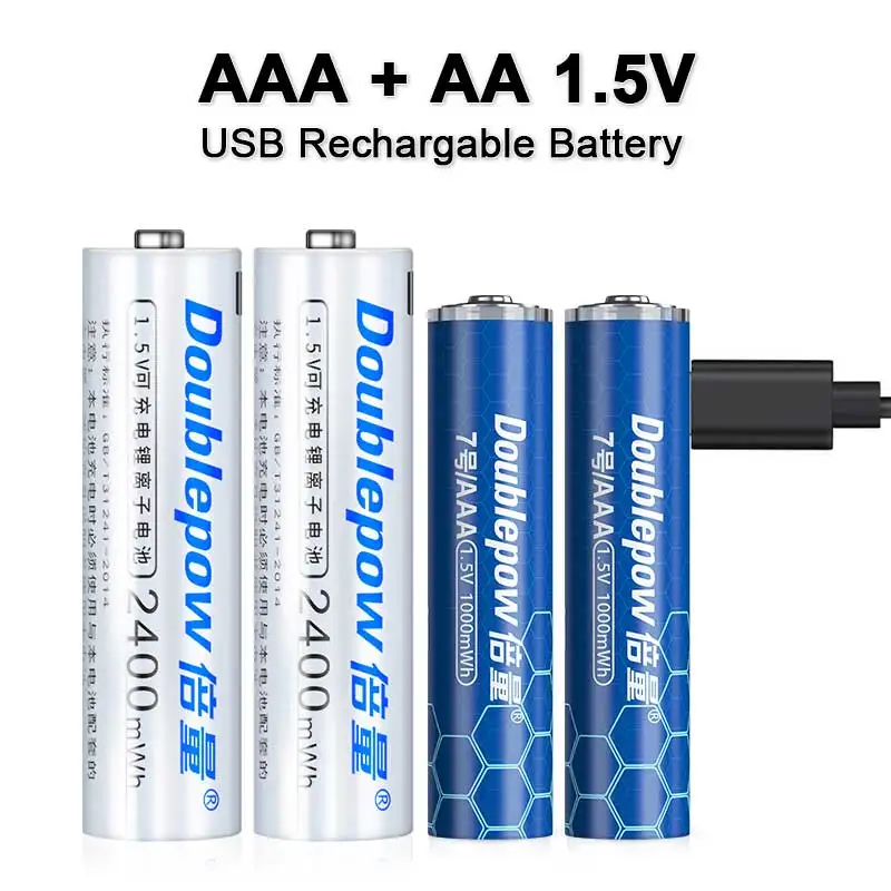 Аккумуляторная батарея AA + AAA 1 5 в литий-ионные аккумуляторные батареи МВтч/AAA МВтч