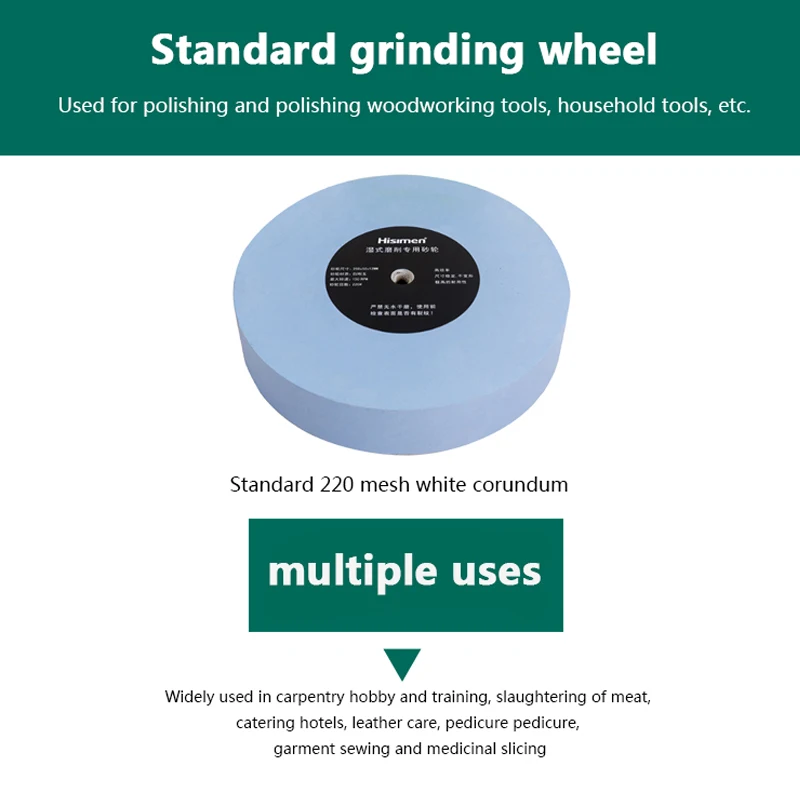 

10 Inch 220V/110V Positive Negative White Fused Alumina Sharpener low Speed Grinder Polishing Machine Desktop Grinding Machine