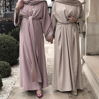 european and american plus size womens fake two piece bandages and more wear french dubai muslim robe fashion irregular dress