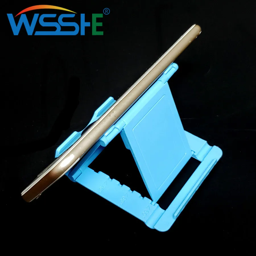 

Mobile Phone Holder Table Desktop Stand Plastic Desk Mount Candy Color Mini Portable Holder Universal Bracket For Smartphone