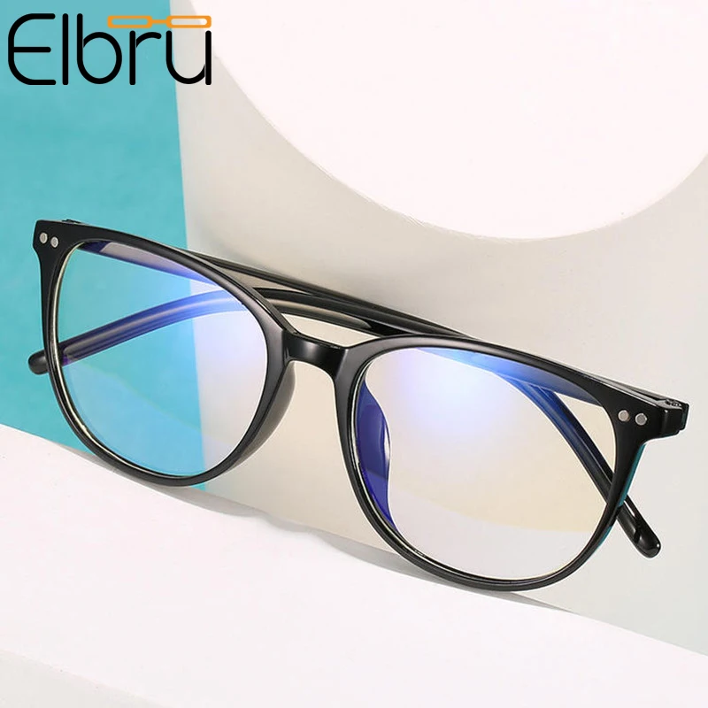 Очки для чтения круглая оправа унисекс женщин и мужчин оптические компьютерные