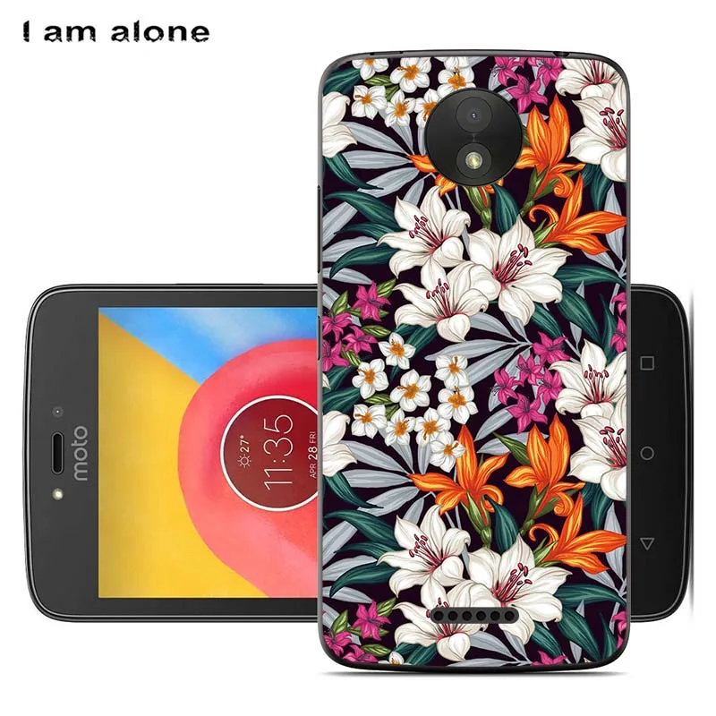 Solf TPU HH38 Чехол для телефона чехол для Motorola Moto C Plus 5," мягкий TPU мобильный телефон сумки с принтом героев мультфильмов для Motorola Moto C крышка - Цвет: Solf TPU HH38