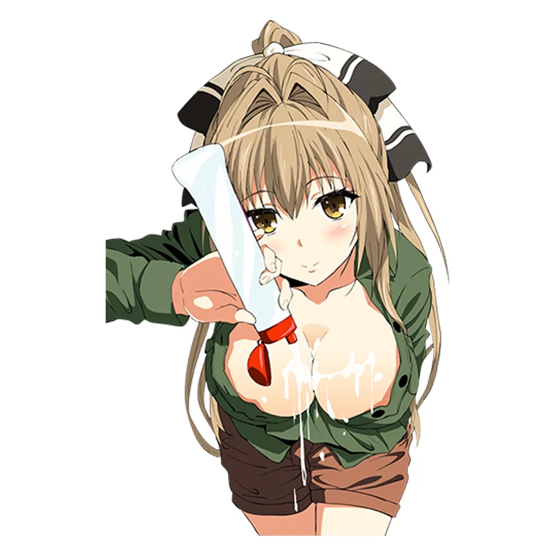 

Boutique Sexy Beauty Pink Transparent Temptation Car Sticker Decal Funny Bumper Window Cover Scratches Accessories KK13*9cm