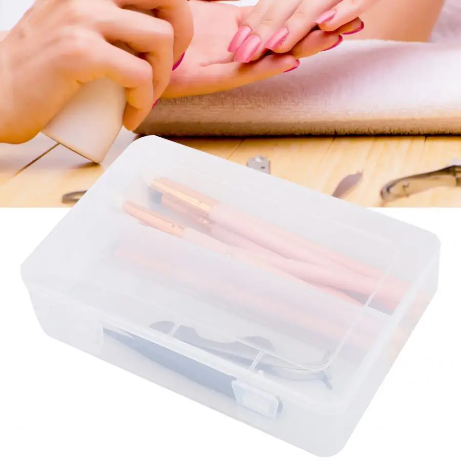 Пилочка для ногтей пинцет хранилище ножниц коробка дизайна инструмент украшения