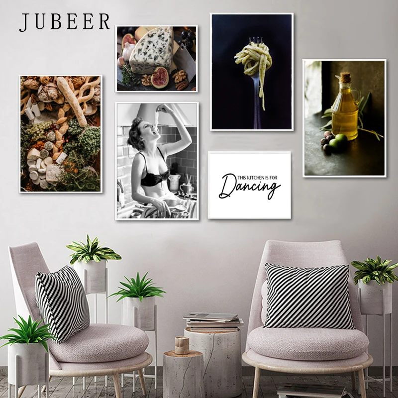 Плакаты и принты с едой Картина на холсте фруктами овощами обедом настенная