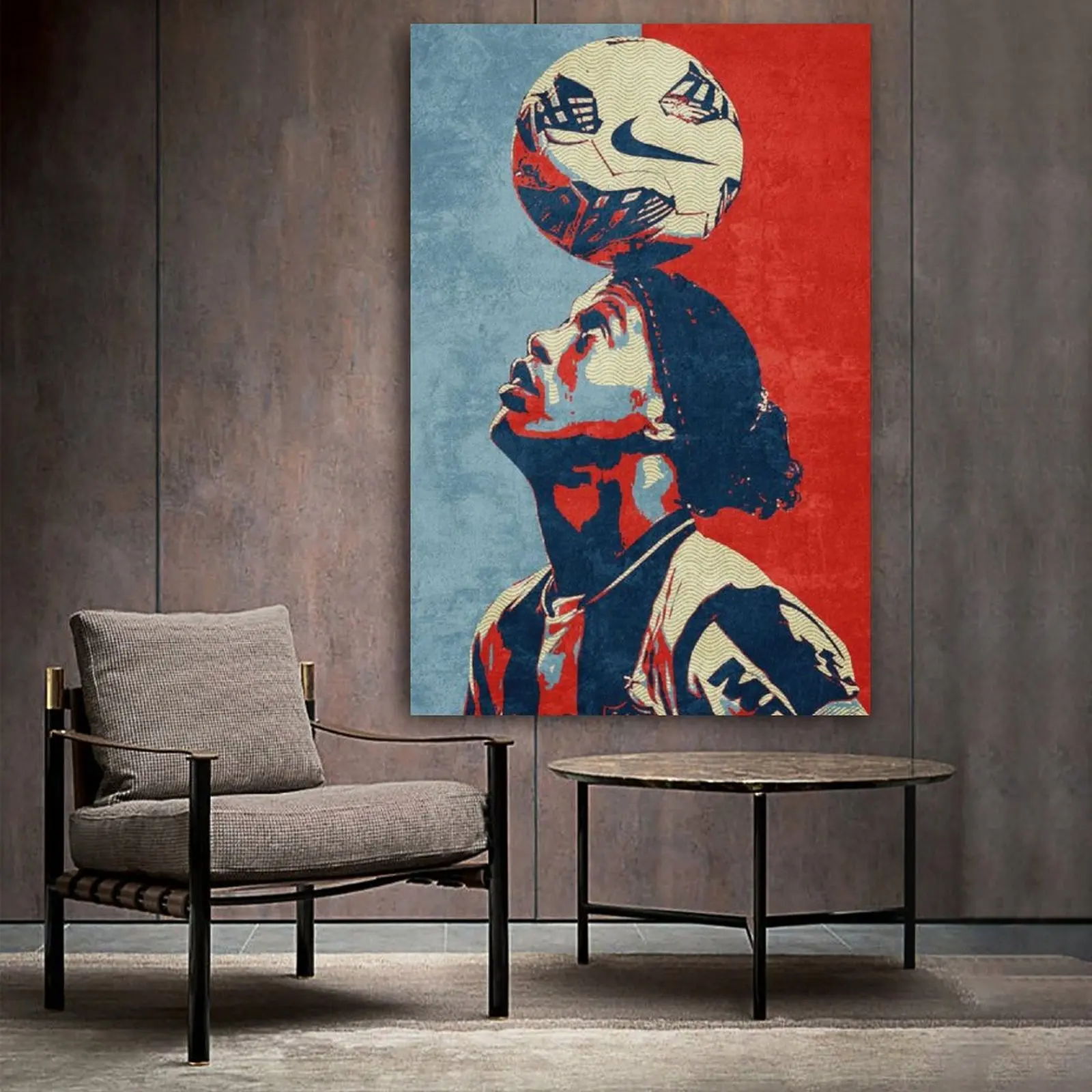 Ronaldinho холст художественный плакат и настенный принт современная семейная