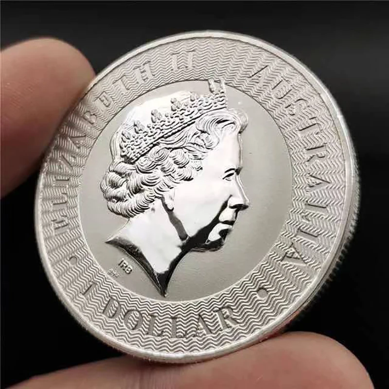 Новейшие немагнитные австралийские серебряные монеты 1 унция 999 пробы