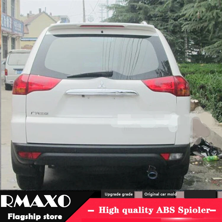 Спойлер для Mitsubishi pajero sport 2008 2014 wiht светильник высококачественный АБС пластик