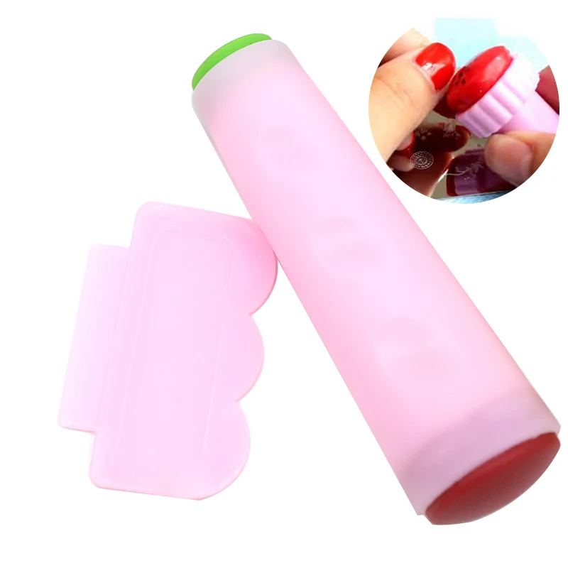 Инструмент для стемпинга ногтей градиентный цветной штамп дизайна скребок с