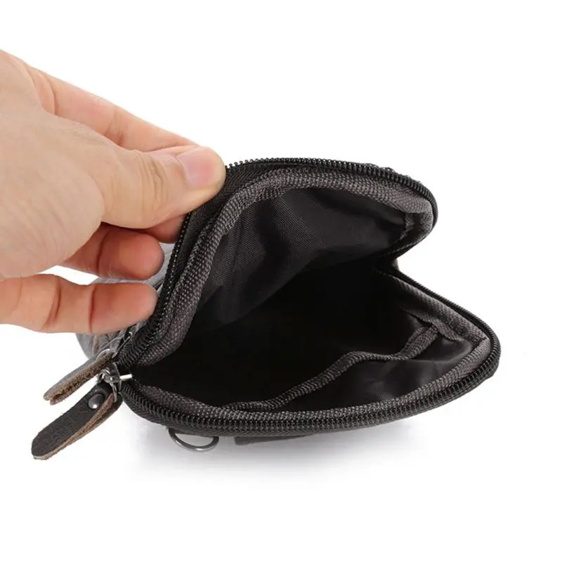 

Men's Genuine Leather Fashion Phone Pouch Belt Bag Shoulder Crossbody Waist Pack L9BE