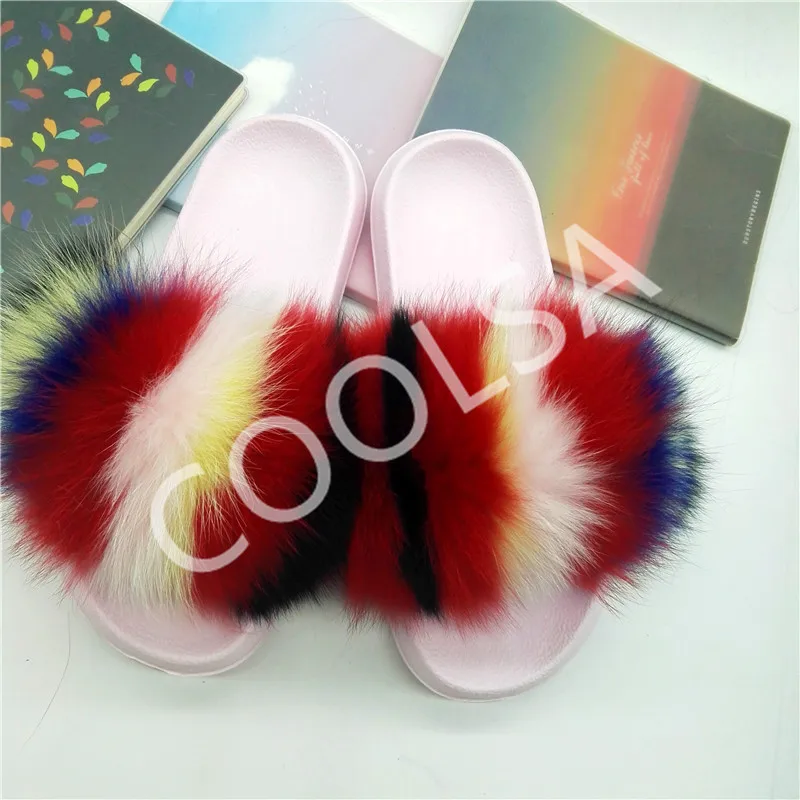 Шлепанцы женские зимние плюшевые меховые сандалии симпатичные сланцы