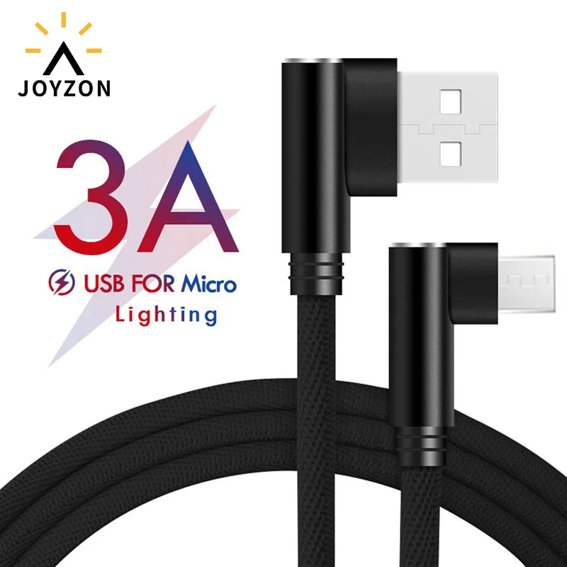 Кабель Micro USB 90 градусов устройство для быстрой зарядки шнур передачи данных