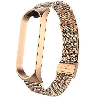 Metal buckle 08 Металлический браслет из нержавеющей стали mi Band 4 Модный Цветной ремешок из углеродного волокна для mi Band 4 3 Xiaomi mi Band 4 сменный Браслет - Цвет: Metal buckle 08