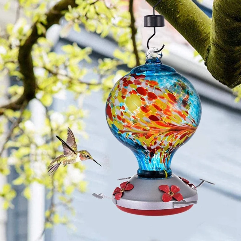 

6 Packs of bird Feeder Accessory Hooks for Outdoor Use, Feeder Hooks with 6 Cleaning Brushes (Black)