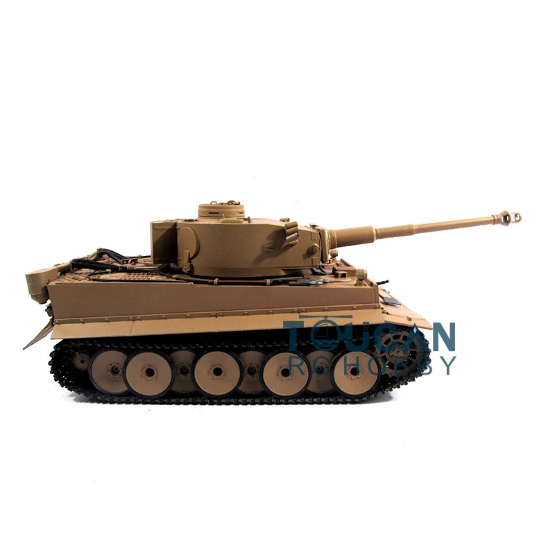 100% металлический Mato 1/16 Tiger I RC Tank KIT Модель инфракрасный корпус желтый 1220 TH00648|rc tank