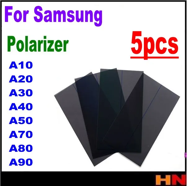 5 шт. ЖК-дисплей поляризационная пленка для samsung A10 A20 A30 A40 A50 A70 A80 A90 ЖК-фильтр поляризующая пленка Мгновенной Печати polaroid