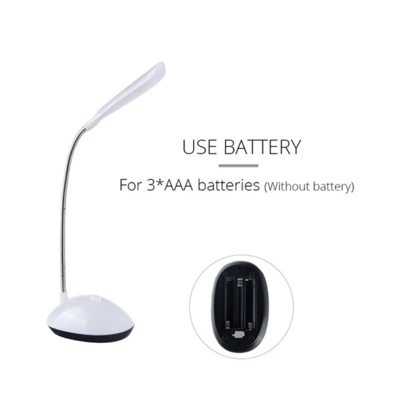 

Lamp LED Lamp Table Desk Lamp Reading Lamp Foldable Dimmable AA Battery Powered Table Light 4 LED Portable Lamp Book Light