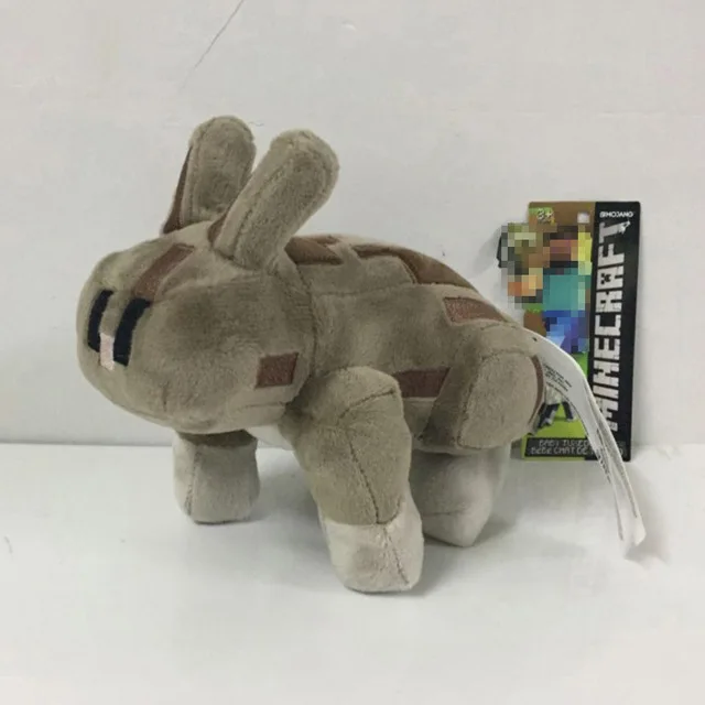 18-23 см игра MC Snow Golem Стив зомби волк Оцелот кролик курица плюшевые игрушки кукла Мягкие игрушки подарки для детей - Цвет: 20cm Rabbit