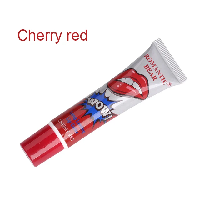 Cherry red 6 цветов, отшелушивающая жидкая помада, водостойкая, стойкий блеск для губ, маска для макияжа, тату, матовый блеск для губ, помады, косметика - Цвет: Cherry red