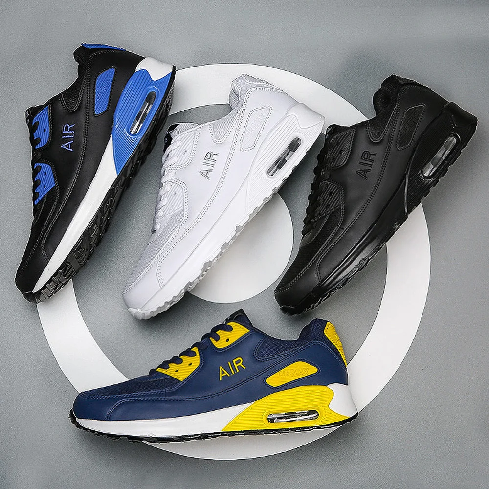 

Cork Casual Shoes Men Sneakers Breathable Comfortable Fashion 2019 Men Air Cushion Lace-up Lightweight Sneakers Zapatos Hombre