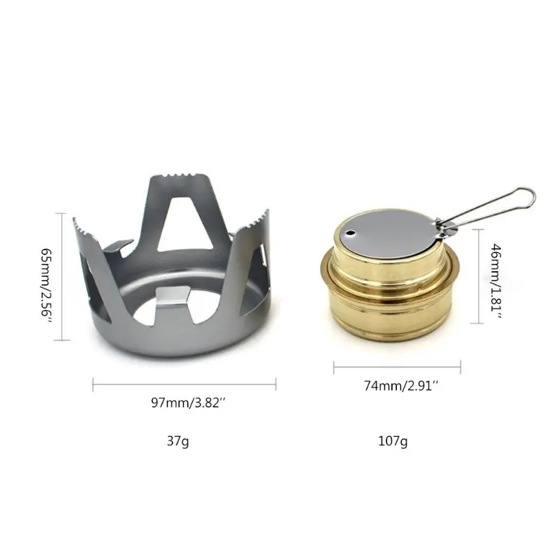 

Outdoor Picnic Stove Mini Portable Alcohol Stove Camping BBQ Furnace Combustor