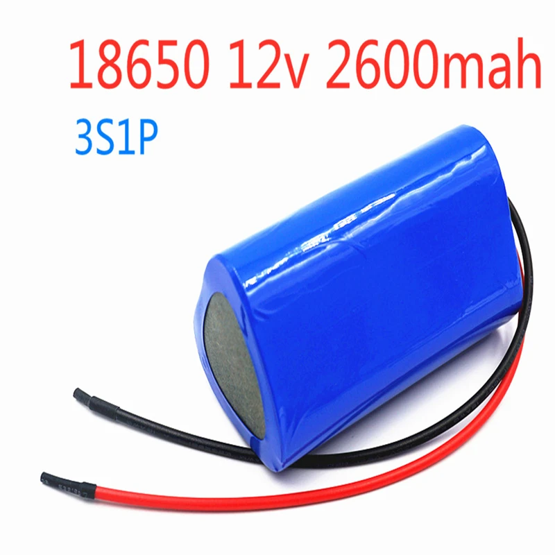 

laudation 3s battery 18650 pack 2600mah 10.8v 12.6v welding solder battery for screwdriver tools battery customized battery