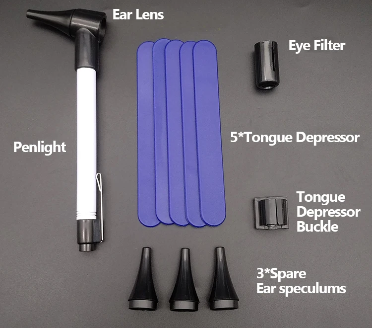 Медицинский Отоскоп Офтальмоскоп стоматологический набор ушных глаз горла