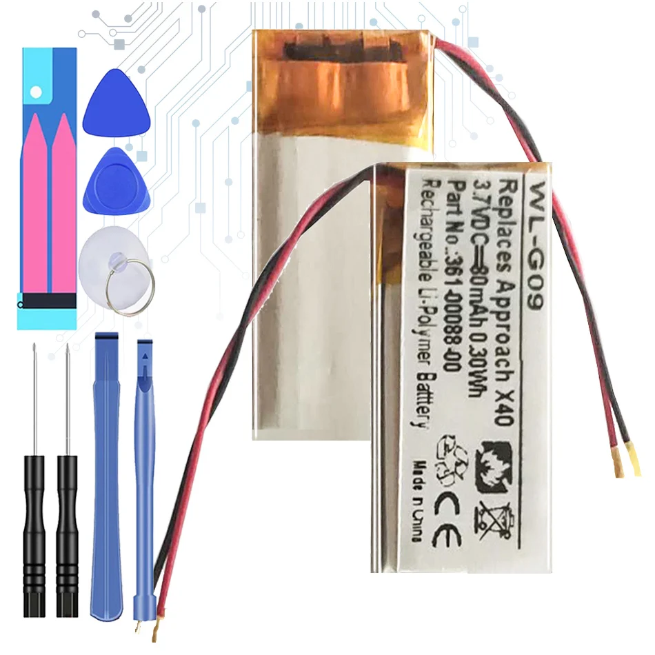 

361-00088-00 Battery For GARMIN VivoSmart HR / VivoSmart HR+ Approach X40 361-00088-00 Accumulator