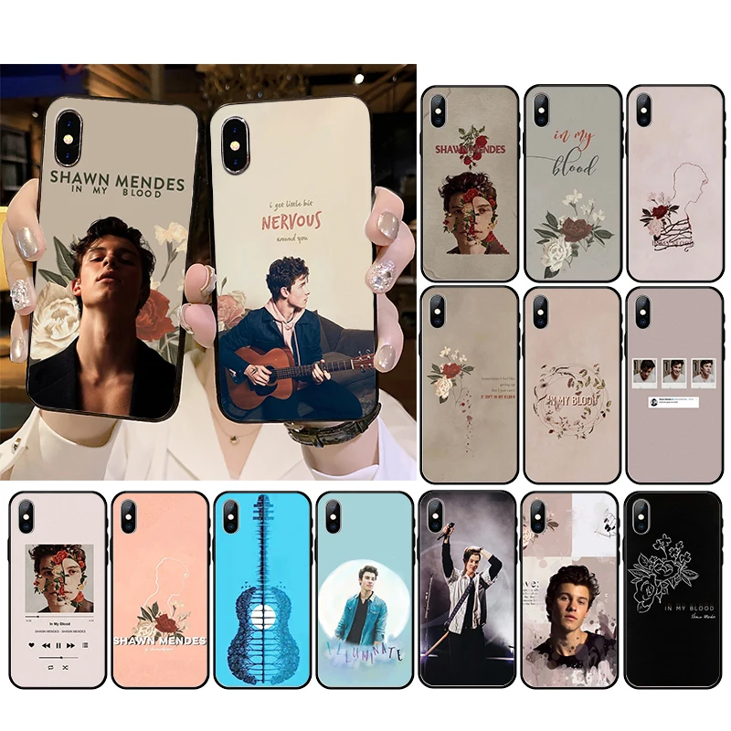 

Pop singer Shawn Mendes Phone Case For iPhone 12mini 12 11 ProMax XS MAX XR SE2020 8 7 6 6S Plus X 5 5S SE