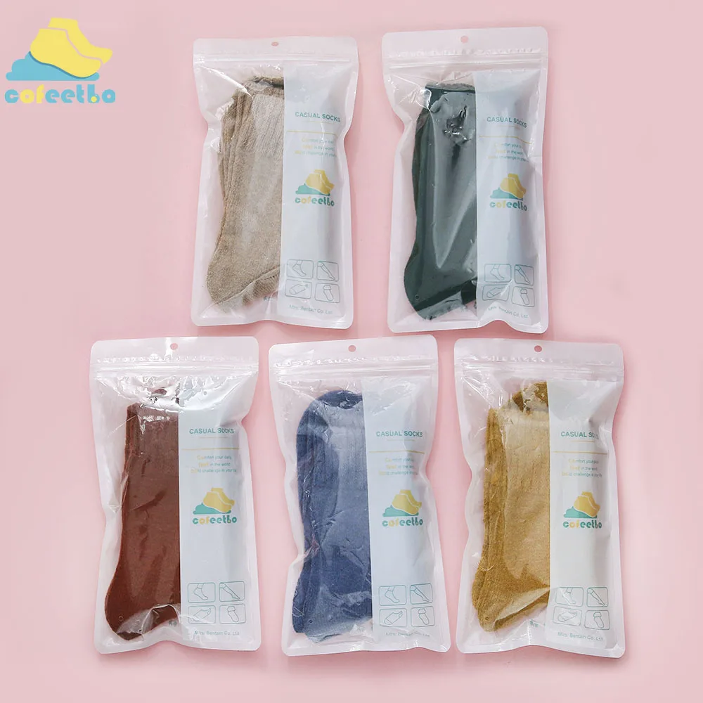 Женские толстые носки теплые однотонные с искусственным кроличьим мехом