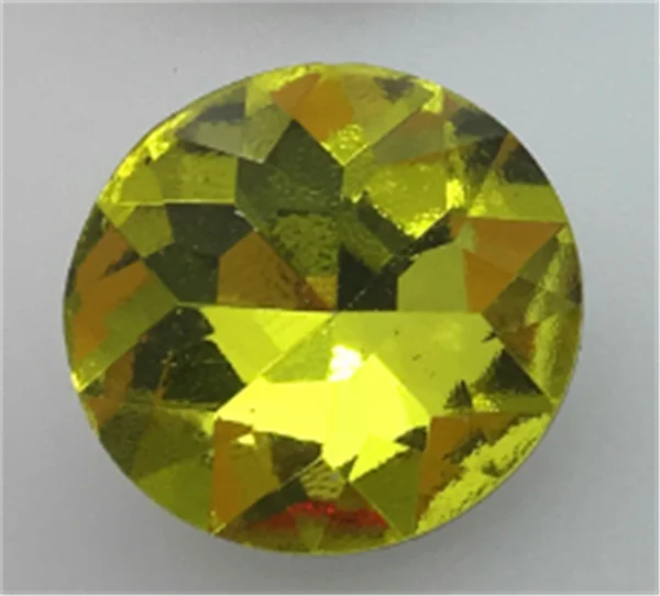 citrine Baoshihua 27 мм 35 мм большой круглый Необычные камни плоский верх Pointback стеклянные кристаллы 1216 для изготовления ювелирных изделий - Цвет: citrine
