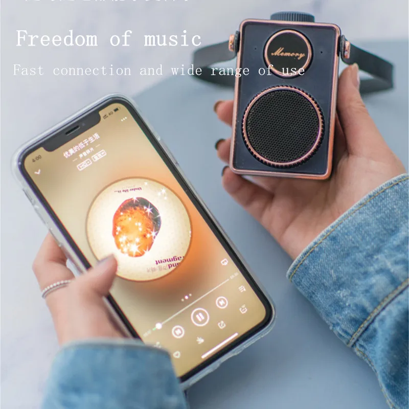 Мини беспроводной громкий динамик время воспроизведения 7h 3W + микрофон Pc Soundba