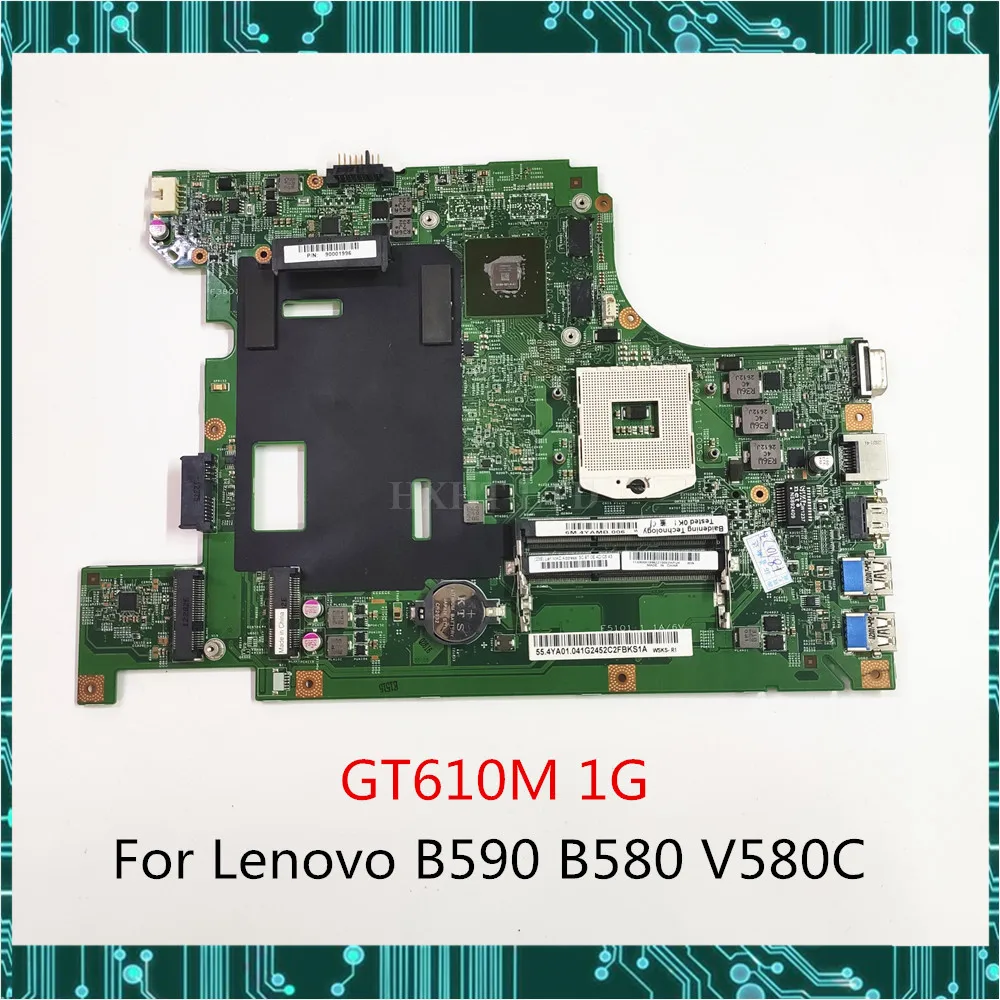 Оригинальная материнская плата для ноутбука lenovo V580C B580 B590, основная плата GT610M 1G GPU HM77 55.4YA01.001, хорошо работает